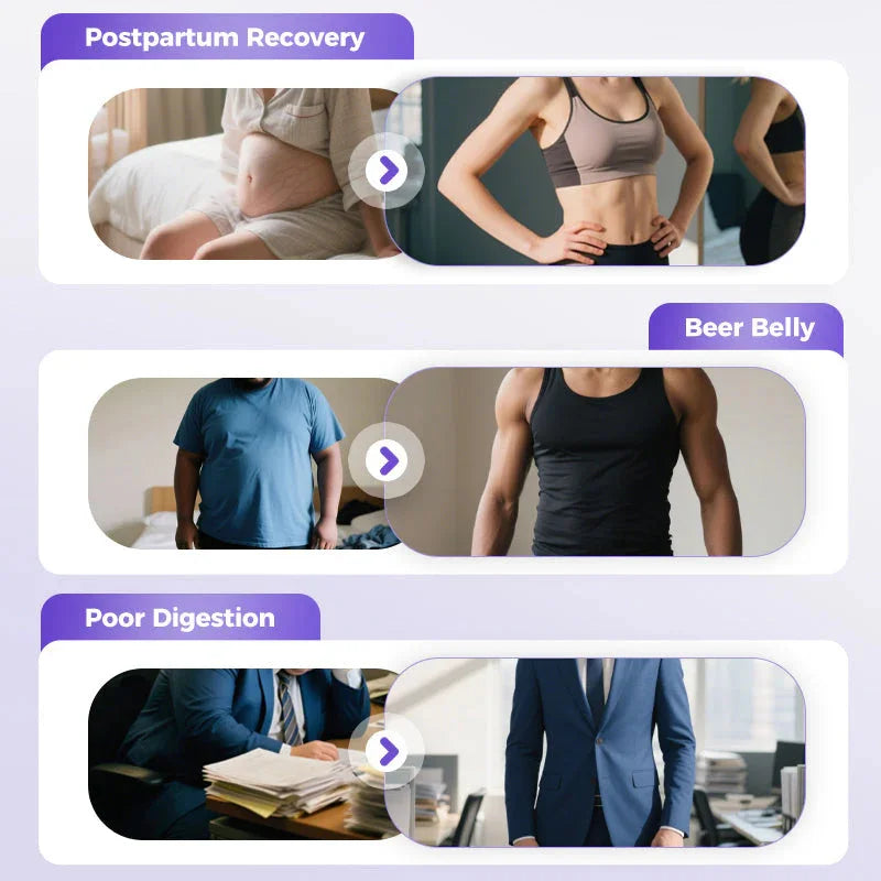 Multifunctional Full-Body Fascia Ring,Fascia Gun Massage Ring With Belt For Fat Burning&Shaping Weight Loss Body Shaping Instrum - Path to Self-Improvement