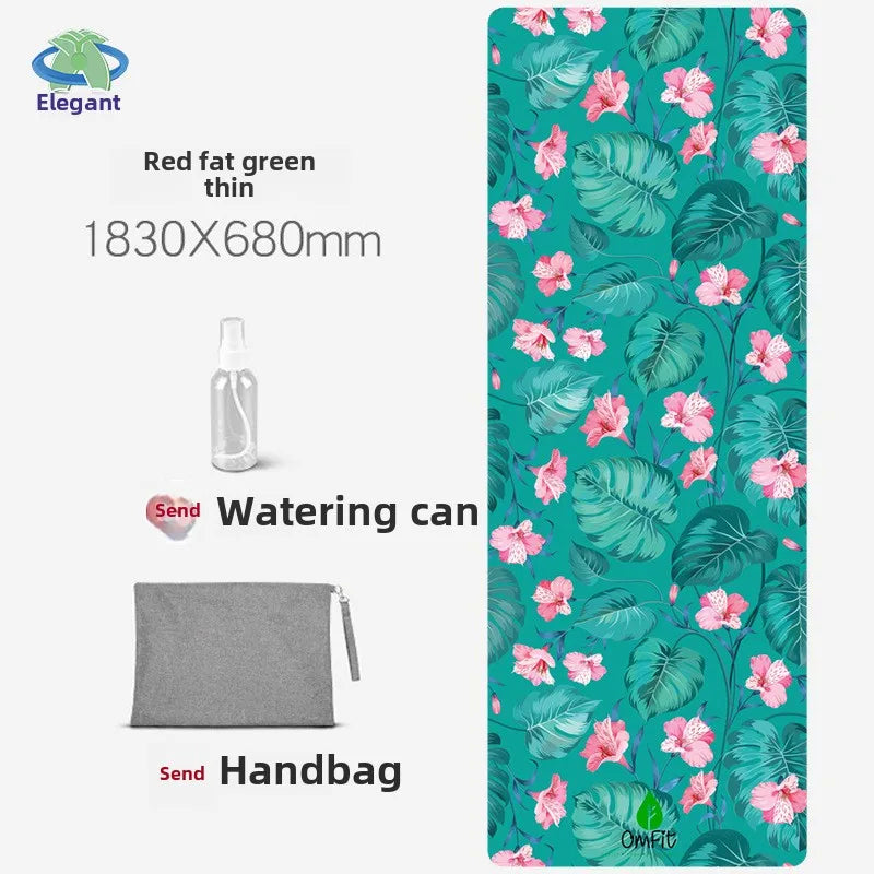 Chamois Yoga Mat Collapsible Portable Suede Yoga Towel Dance Movement Fitness Jump Rope Non-slip Floor Mat Exercise Mat  Gym Mat - Path to Self-Improvement