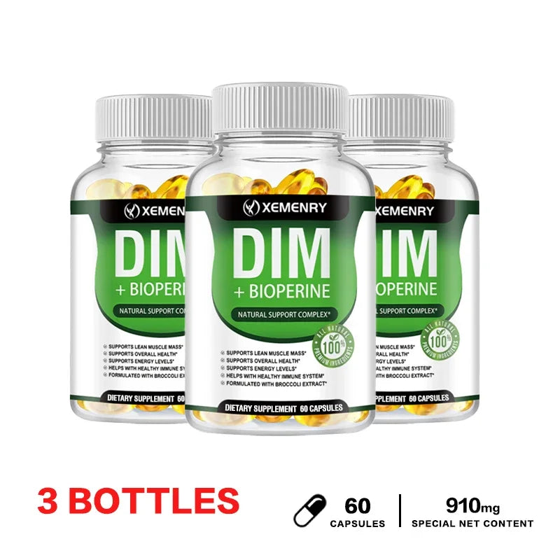 DIM Supplement- for Hormone Balance, Menopause and Prostate Health, Improve Sleep and Promote Metabolism