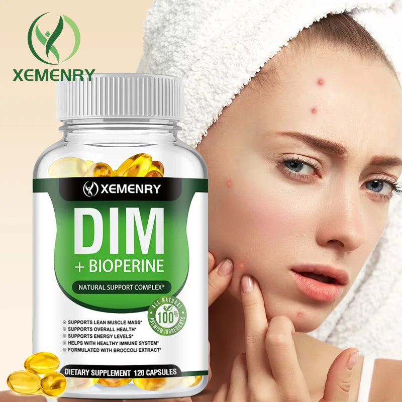 DIM Supplement- for Hormone Balance, Menopause and Prostate Health, Improve Sleep and Promote Metabolism