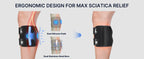 Fit Sciatica/Patella Pain Relief Devices:  – Sciatic Nerve Brace with Dual Pressure Pads Targeted Compression for maximum Relief - Path to Self-Improvement