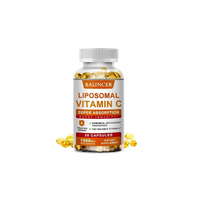 Liposomal Vitamin C Supplement - Easily Absorbed, Fat-Soluble Vitamin C, Antioxidant, Support Immune System, Promote Skin Health - Path to Self-Improvement
