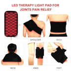 Infrared Light LED Healthcare Waist Red Light Heating Massage Belt Pad Lumbar Back Waist Massage For Back Knee Hands Feet Relief - Path to Self-Improvement