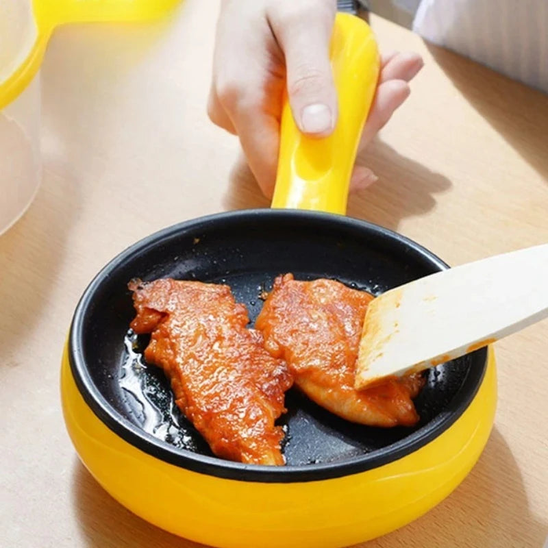Multi - Function Electric Egg Cooker, Non - Stick & Auto - Off, Single/ Steaming/Frying Pan household (Mini Breakfast Maker)