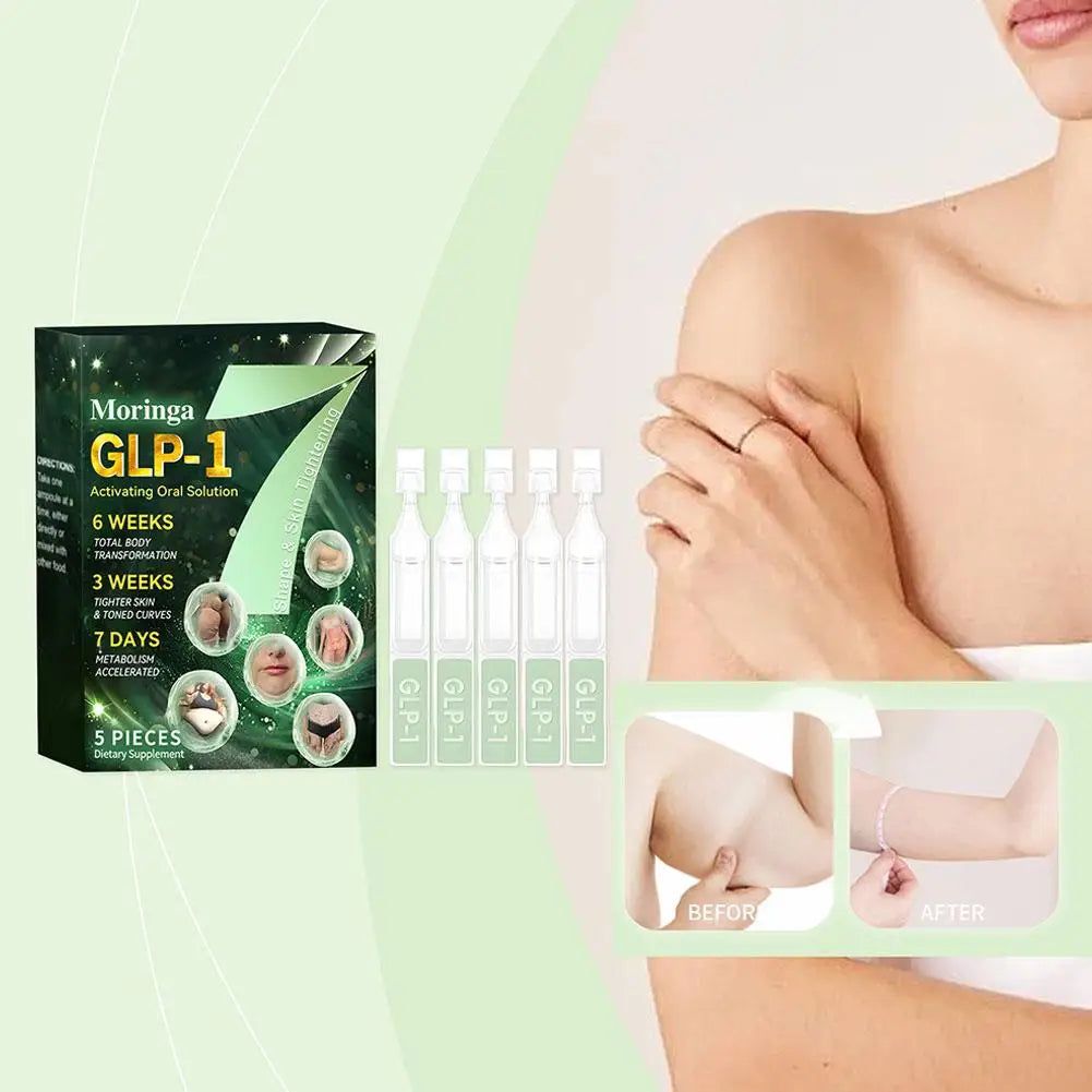 GLP-1 Moringa Lipolysis Drops Support Metabolism Balance Blood Sugar Help Shape Body A Natural Herbal Daily Care Supplement