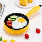 Multi - Function Electric Egg Cooker, Non - Stick & Auto - Off, Single/ Steaming/Frying Pan household (Mini Breakfast Maker)