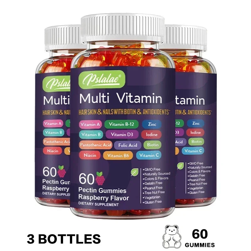 Multivitamin Gummies - To Provide Energy, for Skin, Hair and Nails Health, Support Immune, Overall Health - Path to Self-Improvement