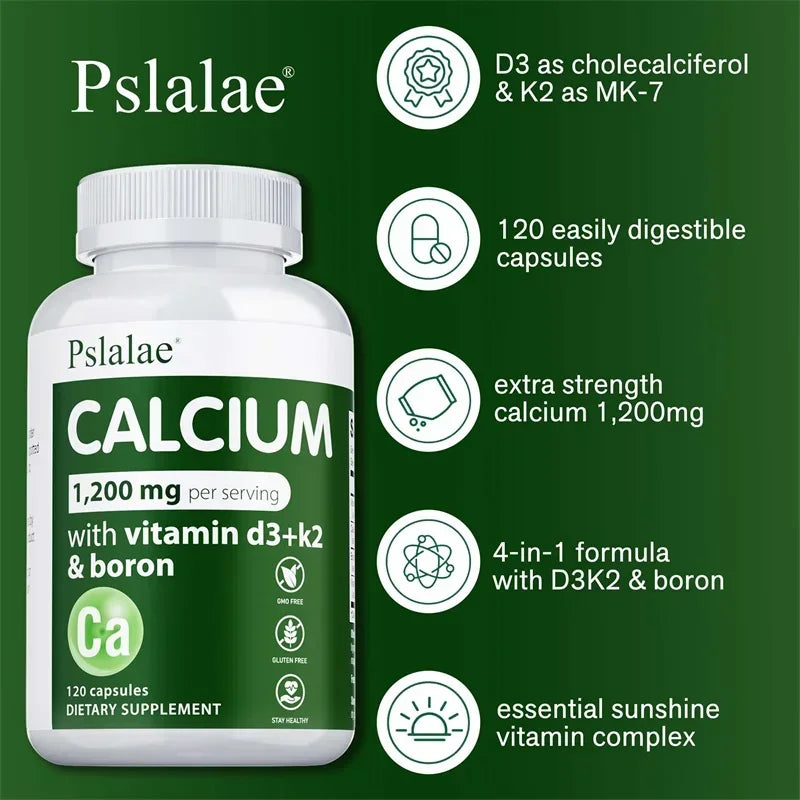 Calcium Supplement - Heart & Immune Function, Regulates Calcium Absorption, Supports Healthy Bone