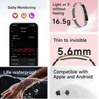 New Health Smart Bracelet Men Women Fitness Sports Band Stress Test HRV Monitor Waterproof Pedometer Smart Watch for Android iOS - Path to Self-Improvement
