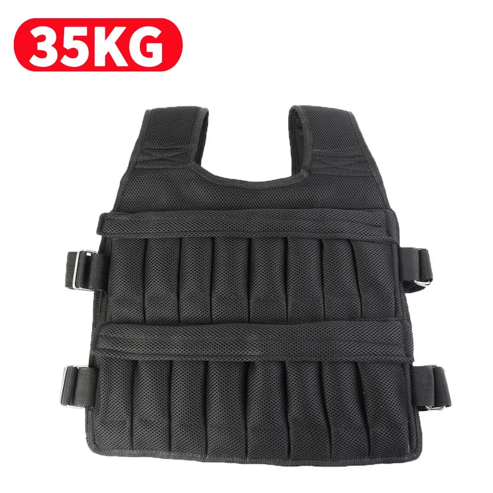 3/20/15/35/50kg Weighted Vest Adjustable Weighted Exercise Vest Workout Equipment for Running Training Workout Jogging Walking
