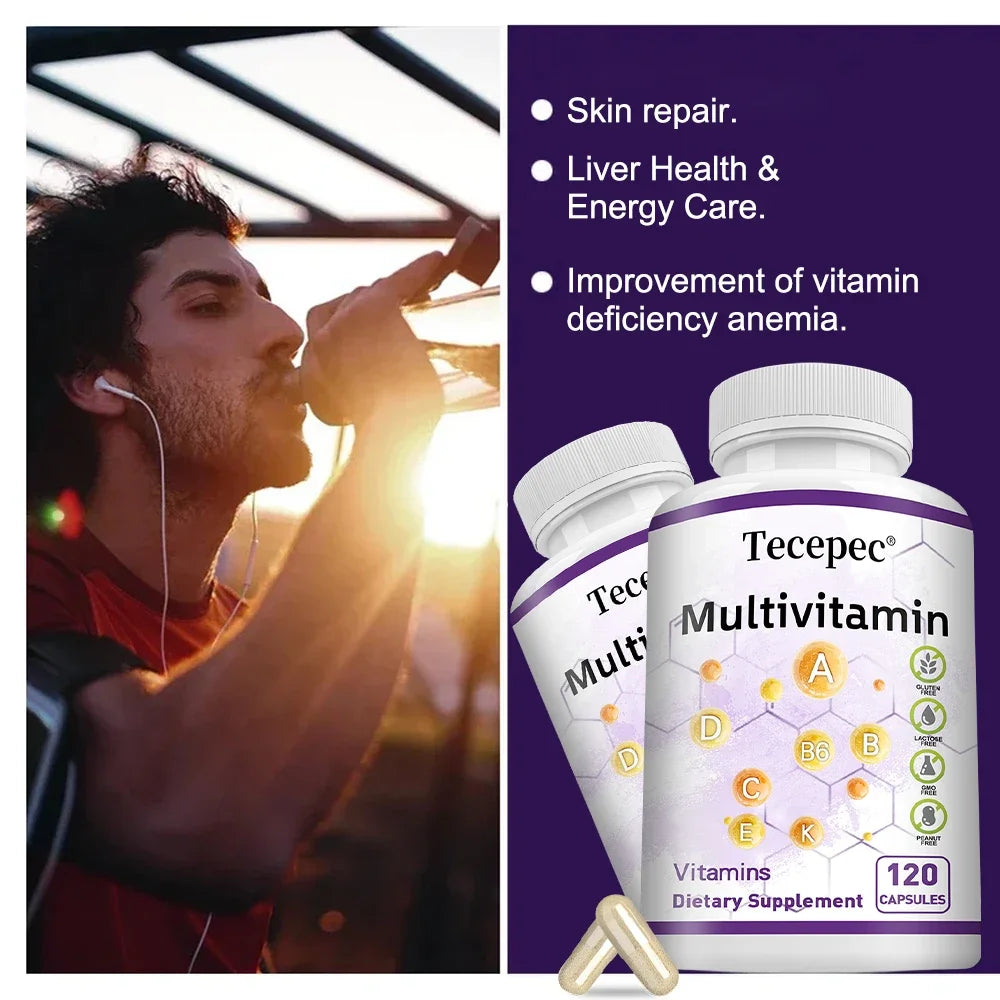 Multivitamins and Minerals - Powerful Antioxidants, Improves Digestion, Boosts Immune Function, and Boosts Energy Levels - Path to Self-Improvement