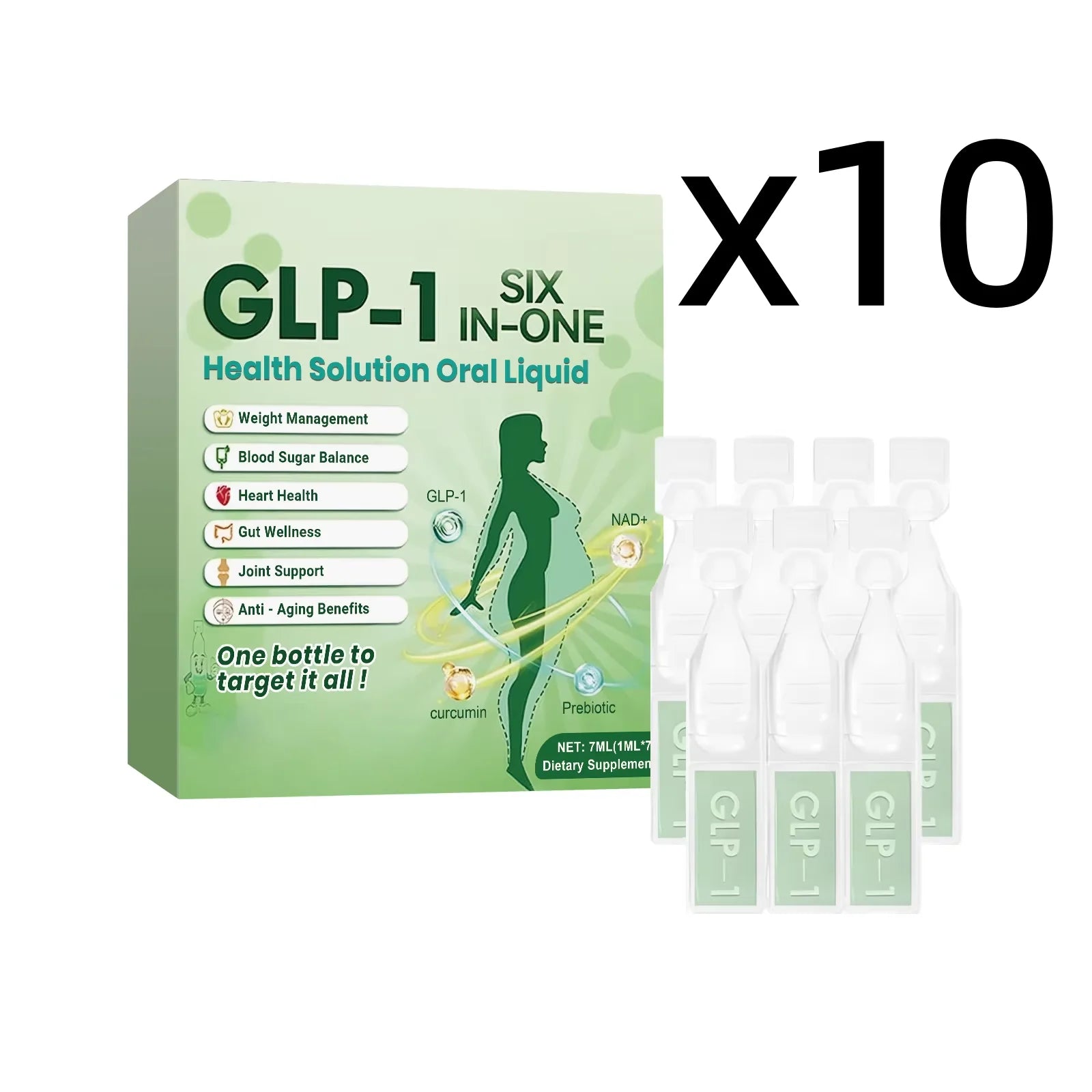 GLP-1 Moringa Leaves Light Body Dietary Supplement Stimulate Metabolism Increase Satiety Promote Microcirculation Body Care Drop