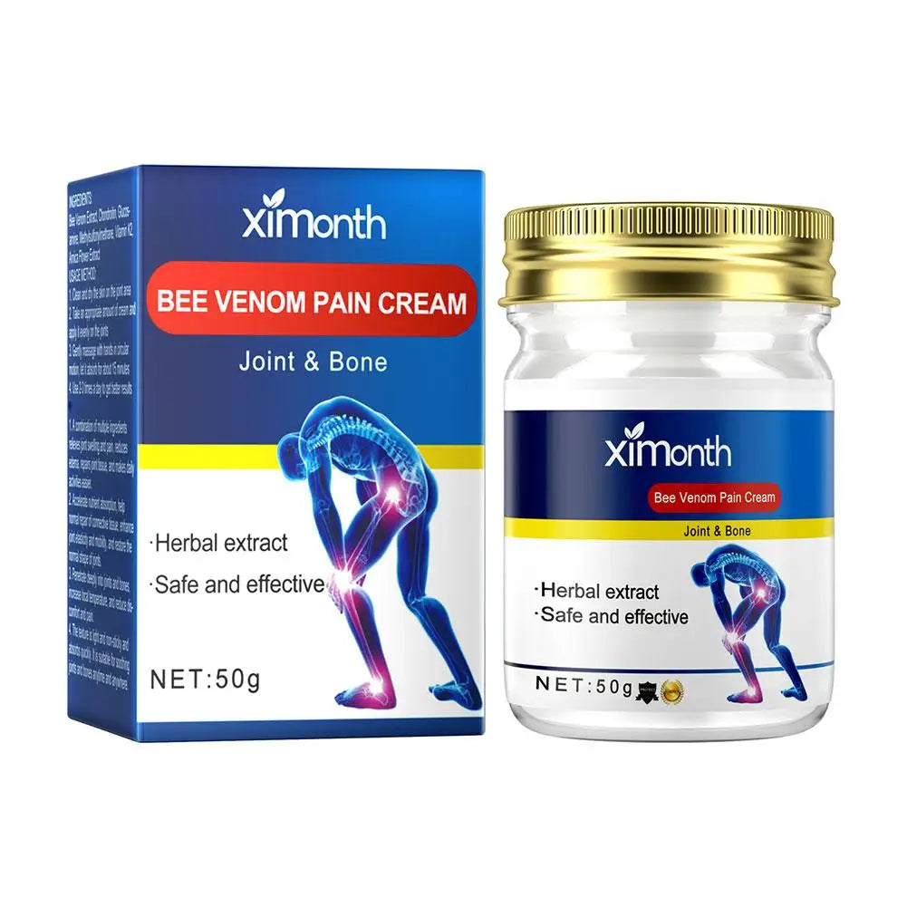 3pcs Bee Joint Pain Care Cream Relieve Lumbar and Knee Muscle Soreness Tratamiento Arthritis Sciatica Health Care - Path to Self-Improvement