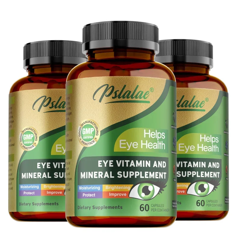 Lutein Eye Vitamins - Relieve Eye Fatigue, Dryness, Yellow Spots and Vision Health - Path to Self-Improvement