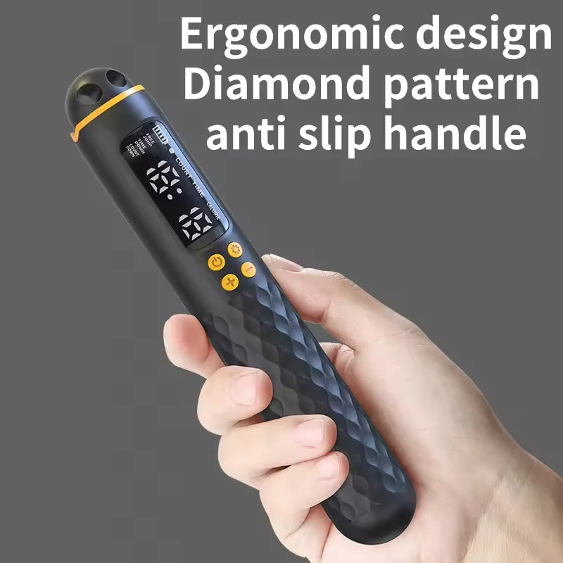 New rechargeable USB Electronic Technology Jump Rope Wire Rope Adjustable Jump Rope Trainer Digital Wireless Calorie Counter