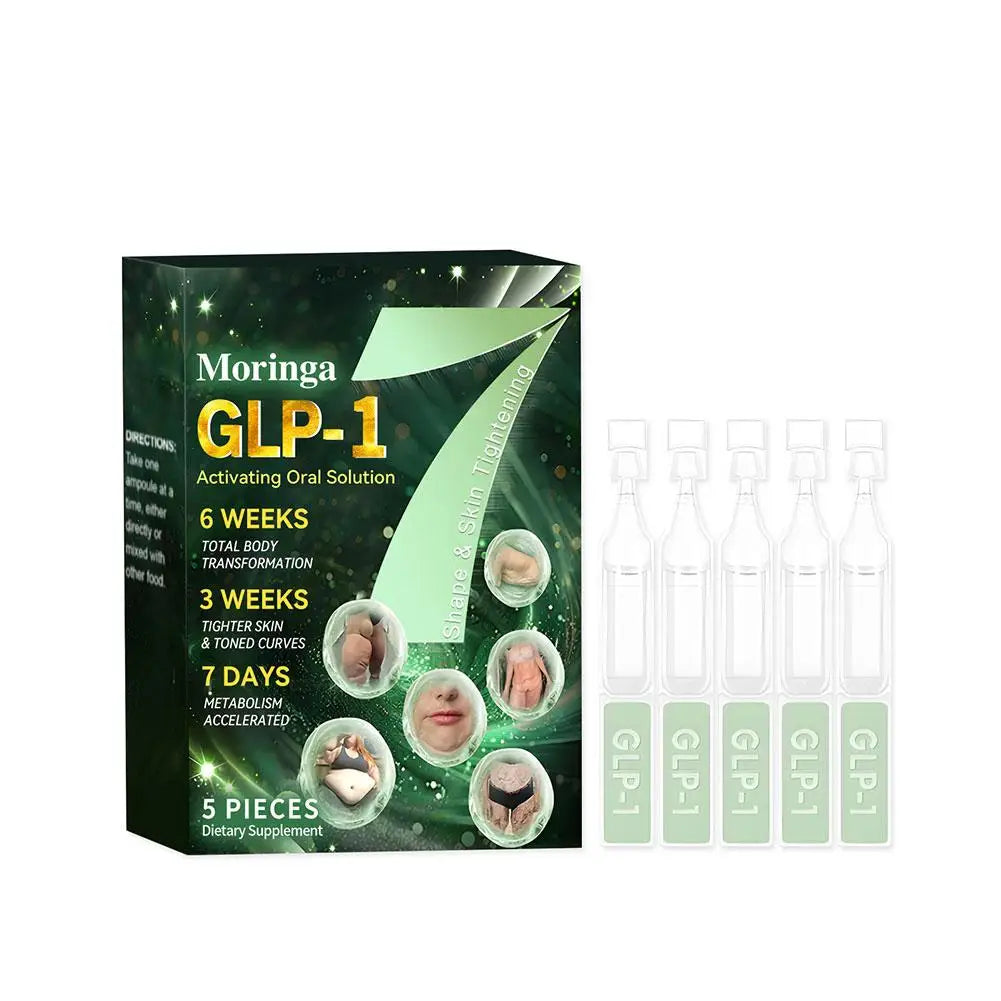 GLP-1 Moringa Lipolysis Drops Support Metabolism Balance Blood Sugar Help Shape Body A Natural Herbal Daily Care Supplement
