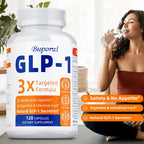 GLP-1 Supplements - Promotes Intestinal and Digestive Health, Enhances Immune Function, Supports Energy Metabolism, Antioxidant