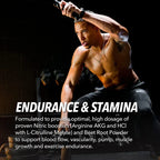 L-Arginine Supplement - Strengthens Muscles and Supports Blood Flow, Circulation, Nutrient Delivery and PumpingCapsules