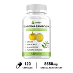 Garcinia Cambogia Capsules - Fat Burning, Weight Management, Appetite Suppression, Metabolism Boosting