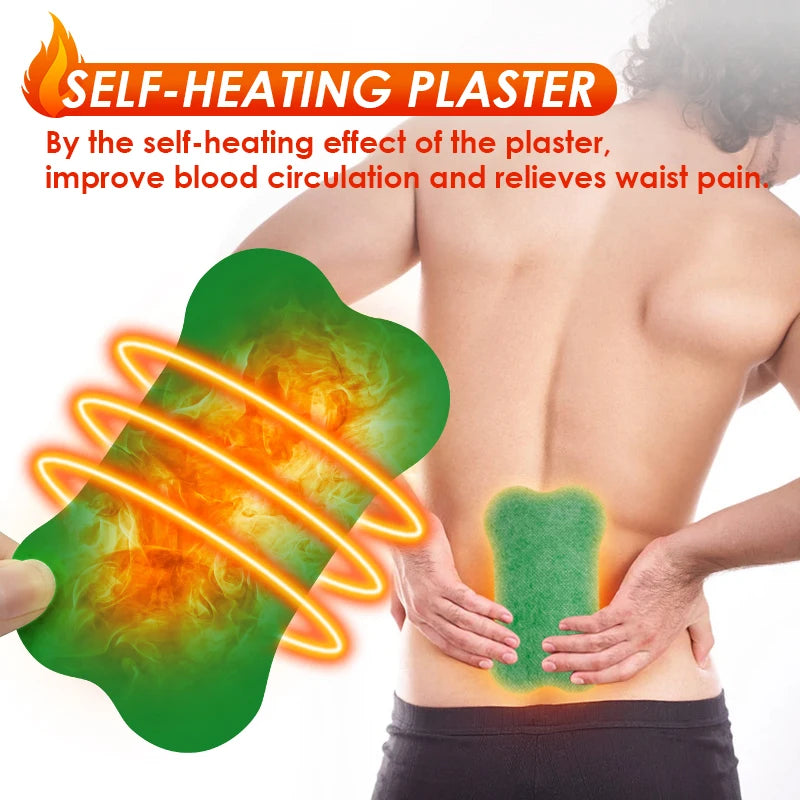 12-36PCS Lumbar Vertebra Heat patches Self-adhesive Plaster Self-heating Paste for Running Yoga Fitness Exercise