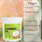 GZE Coconut Oil Cold Pressed Virginl Fractionated For Skin And Hair Care Nail Massage Oil Cocos Nucifera Oil Carrier Oi