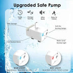 Dog Water Fountain, 2.4Gal/9L Pet Water Fountain for Large Dogs & Cats, Automatic Dog Water Bowl Dispenser Cat Drinking Fountain