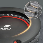 48in silent trampoline with adjustable handle, fitness trampoline, bungee jumping aerobic trainer, suitable for adult exercise - Path to Self-Improvement