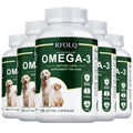 OMEGA-3 Supplement for Dogs - Reduces Hair Loss and Itching, Supports Joint, Brain and Heart Health, Skin & Hair Supplement