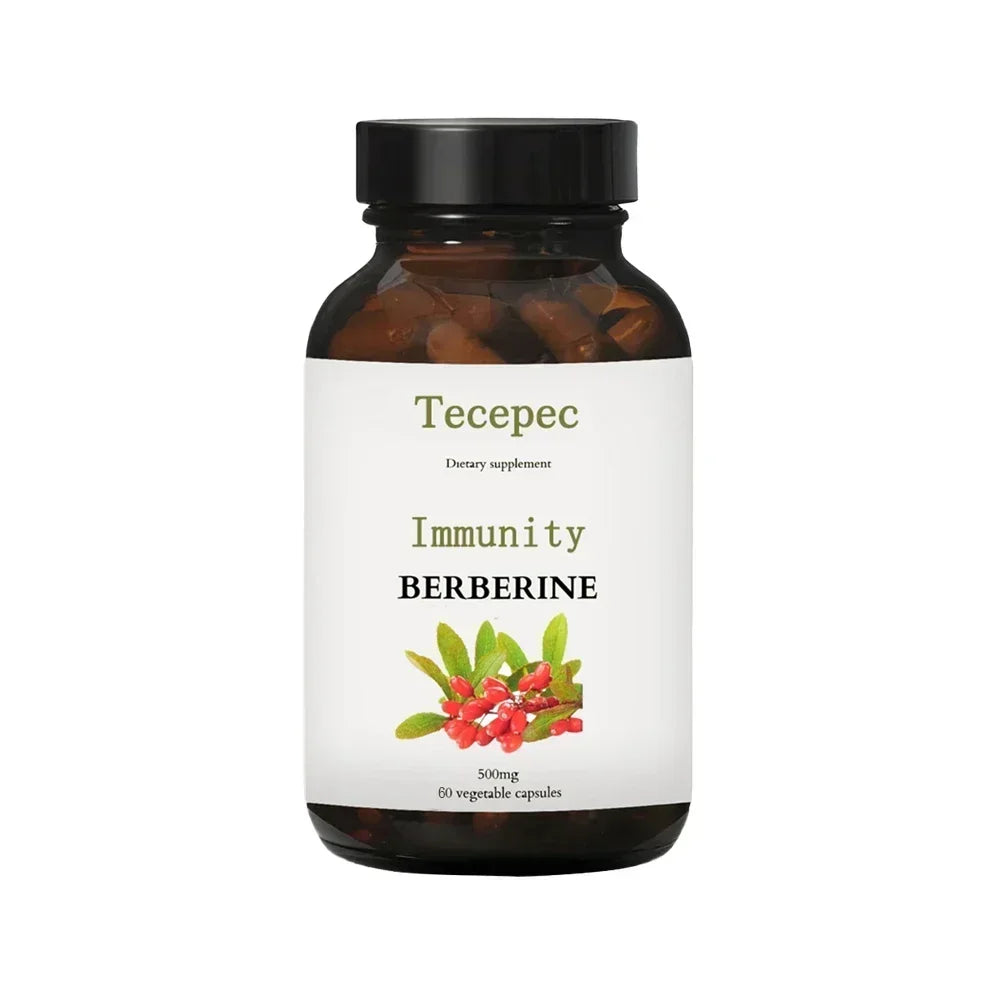 Berberine HCl Capsules, Supports Glucose Metabolism, Digestive Health, Promotes Immune Support, Helps Balance Blood Sugar