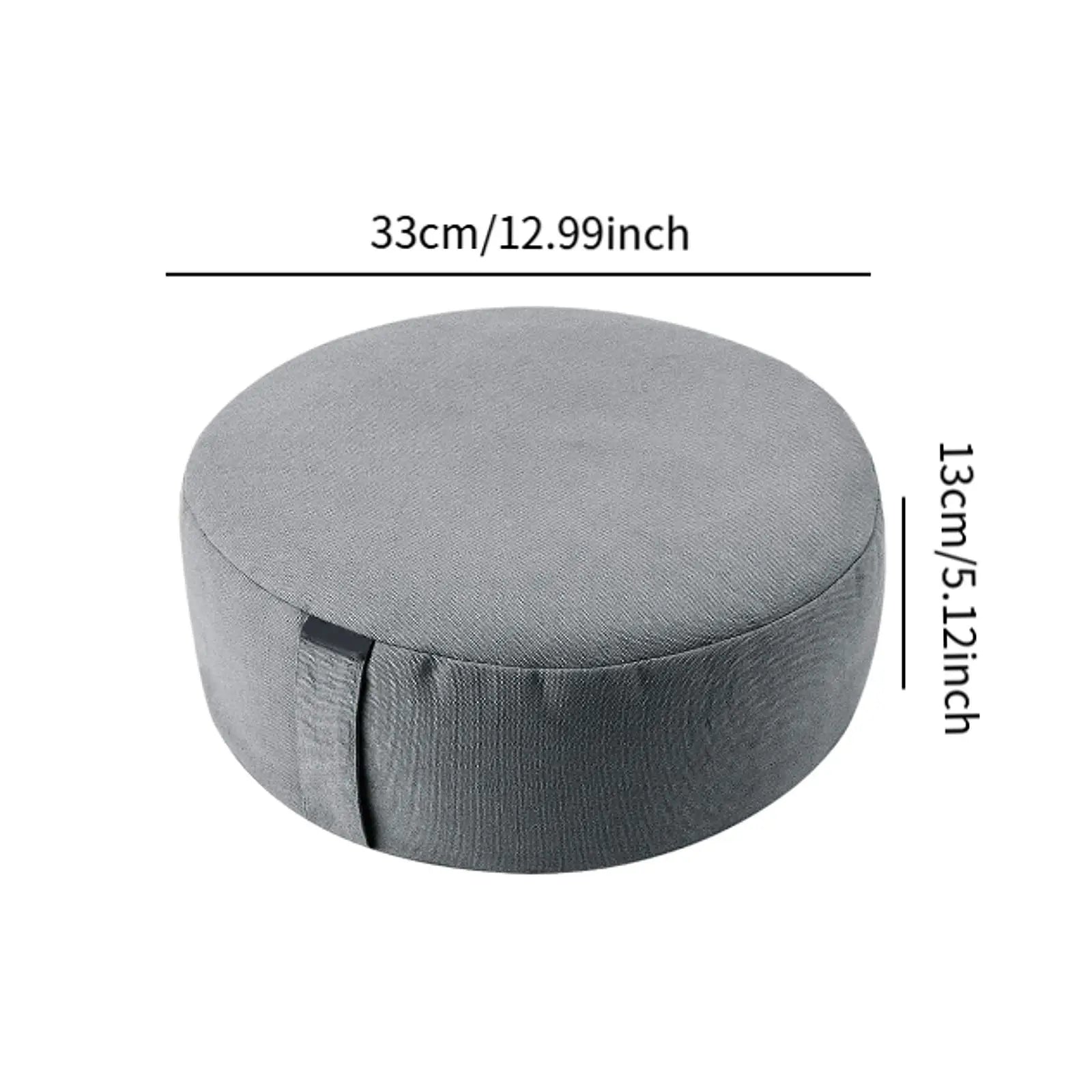 13 inch Meditation Cushion Round Floor Yoga Pillow Comfortable for sitting on floor for Indoor Bedroom Living Room Men Women