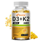 Vitamin K2 MK-7 Supplement - Supports Immune Function, Joint & Heart Health, Superior Absorption, Boosts Energy, Non-GMO - Path to Self-Improvement