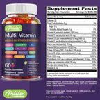 Multivitamin Gummies - To Provide Energy, for Skin, Hair and Nails Health, Support Immune, Overall Health - Path to Self-Improvement