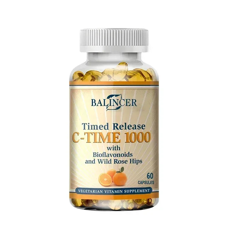 1000 Mg Vitamin C Contains Wild Rosehips-Promotes Collagen Production, Boosts Immunity, Strong Antioxidant, Supports Skin Health - Path to Self-Improvement