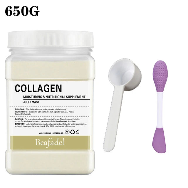 650g/200g Hydro Soft Jelly Mask Powder DIY  jelly Masks Peel Off Hyaluronic Acid Facial Skin Care Rose Mask For Face