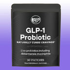 30 Patches GLP-1 Transdermal Patches Support for Women & Men, GLP1 Probiotic for Immune, Gut, Energy, Overall Health