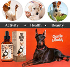 Charlie Buddy   H–µmp Oil for Dogs Cats   Hi—Ä and J–æint Supp–ært and