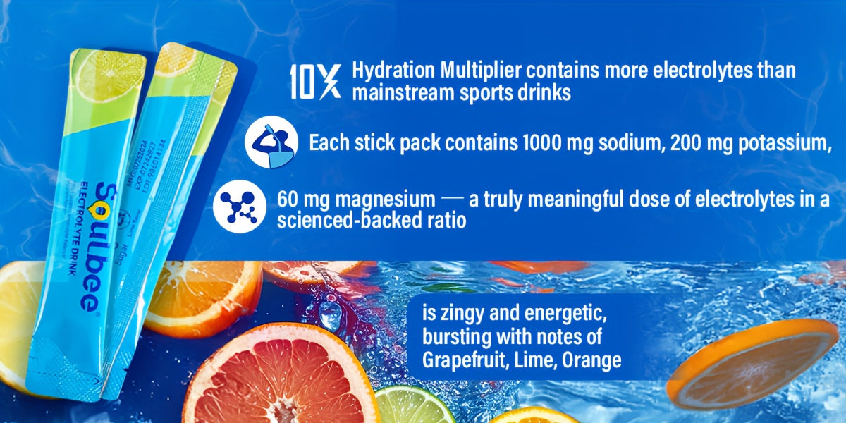 30-Pack Zero Sugar Electrolyte Sports Drink - Natural Fruit Flavors (Strawberry, Orange, Grape, Blueberry, Raspberry) - High-Efficiency Hydration with Potassium, Magnesium & Sodium - No Artificial Sweeteners, No Artificial Co