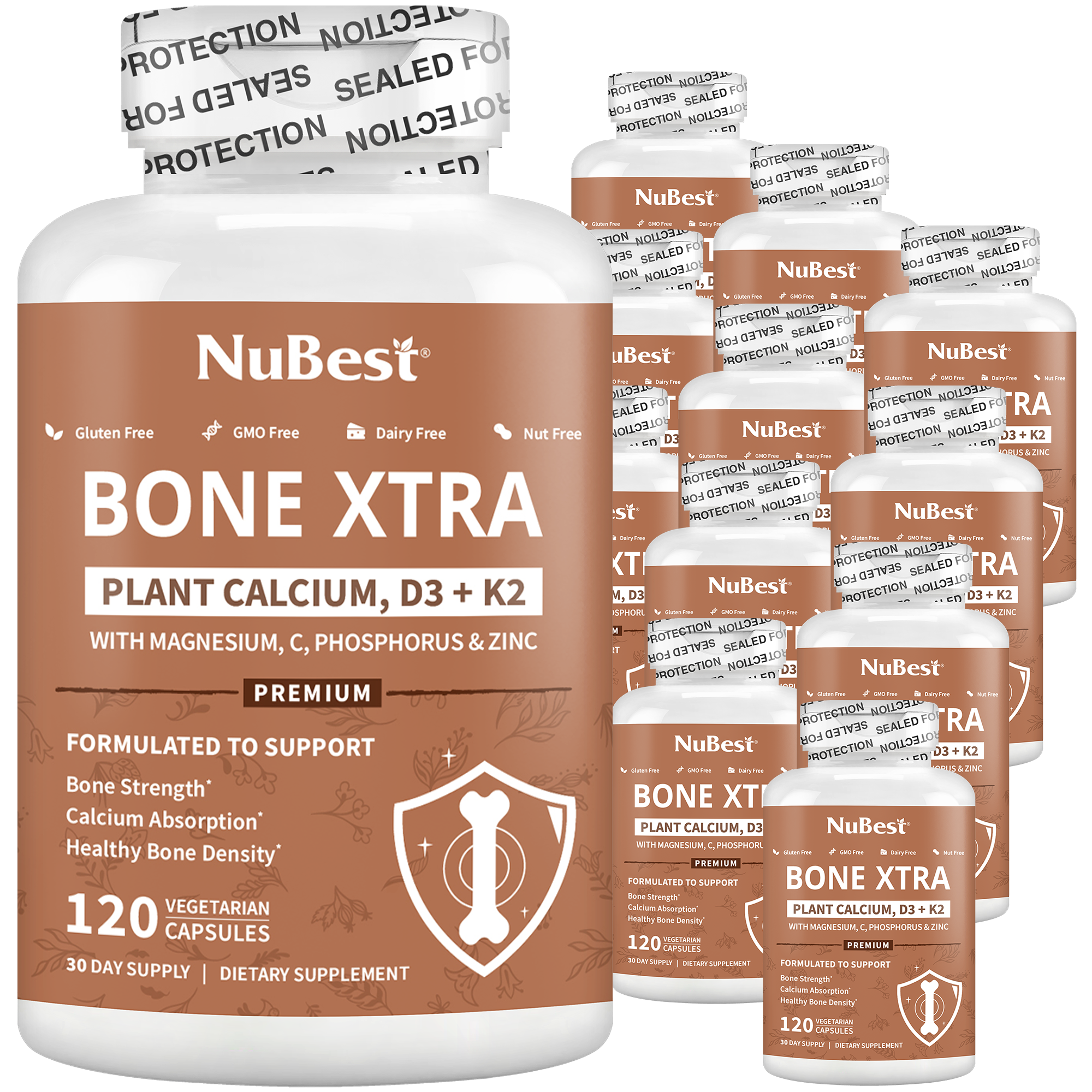 Bone Xtra - Plant-based Formula to Support Healthy Bones For Adults,
