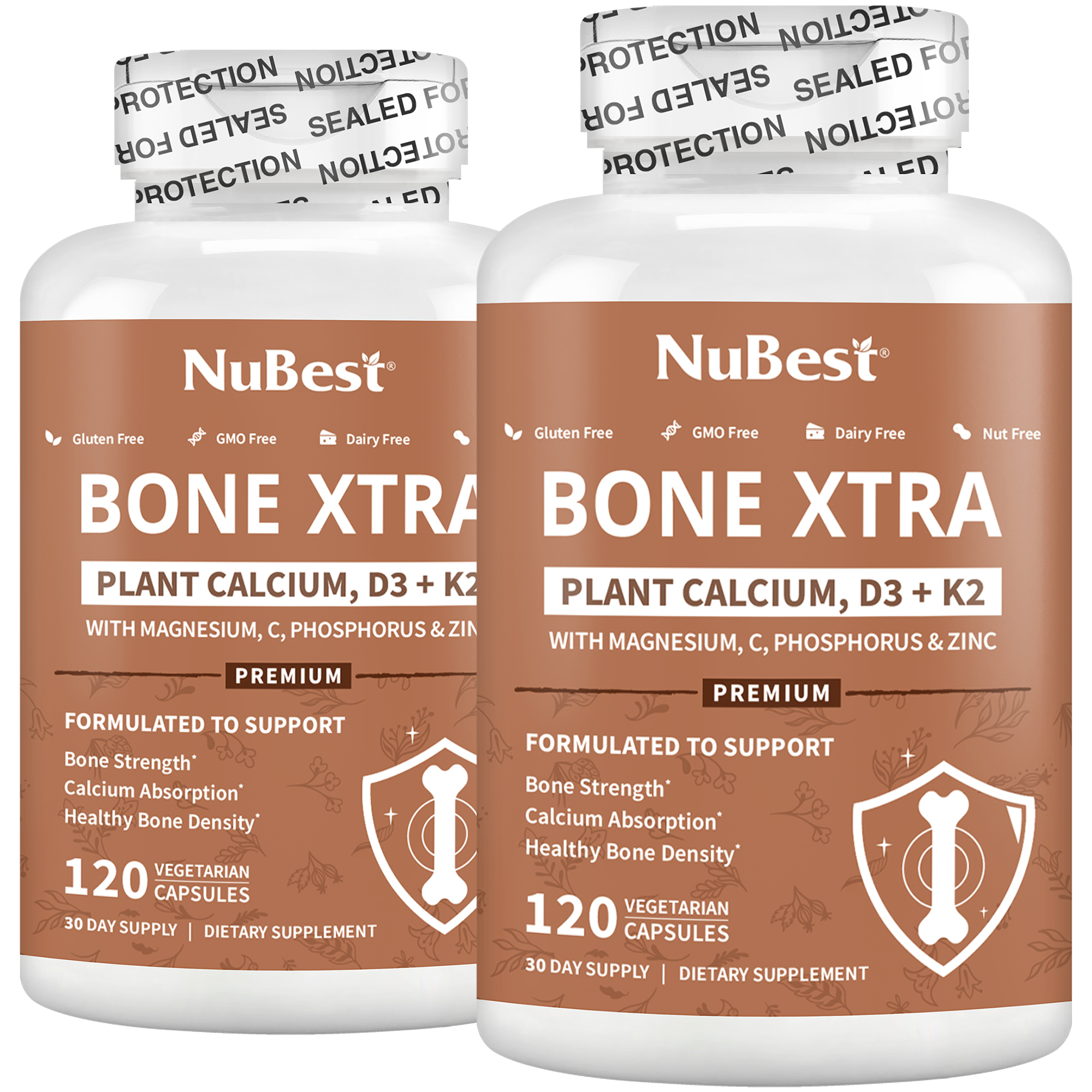 Bone Xtra - Plant-based Formula to Support Healthy Bones For Adults,