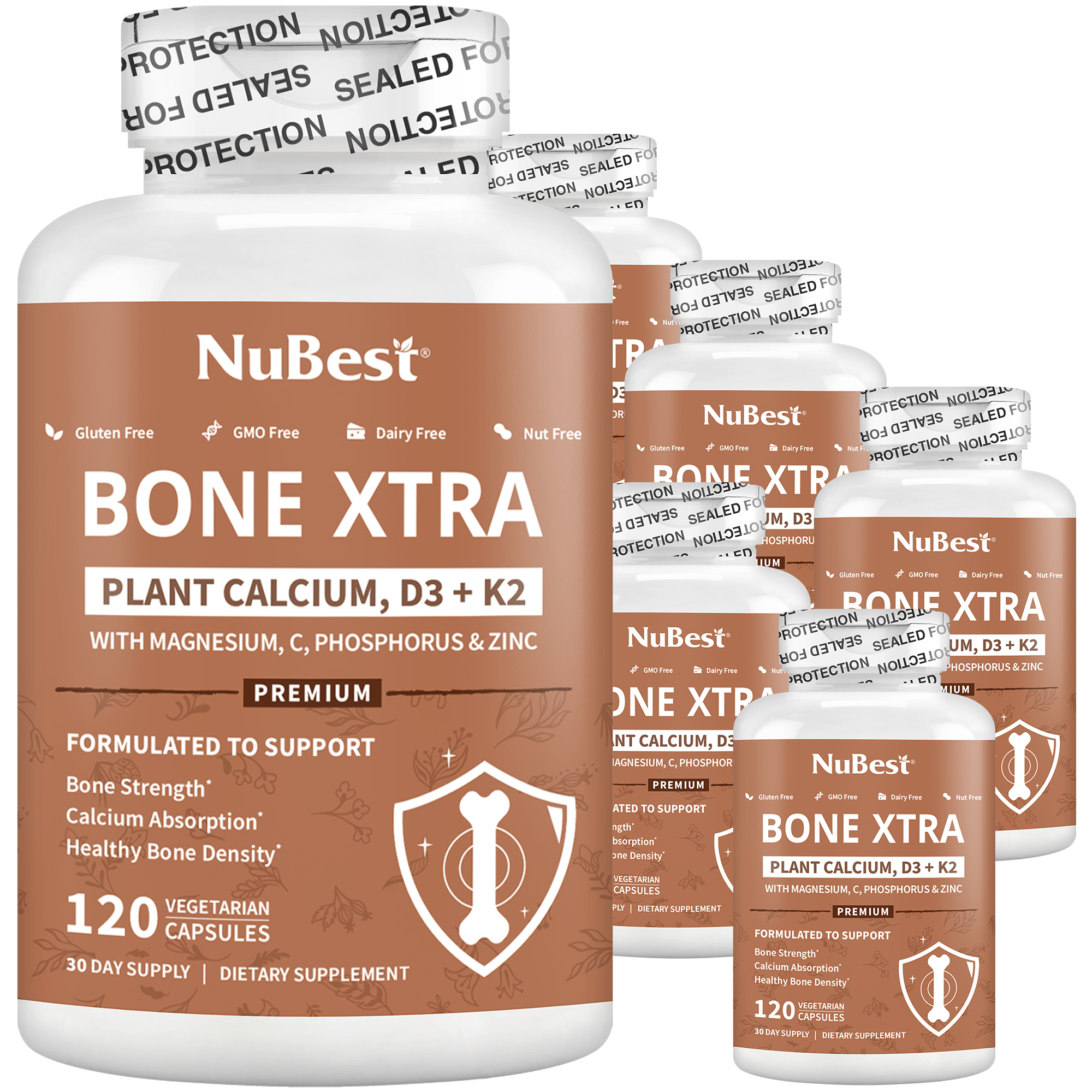 Bone Xtra - Plant-based Formula to Support Healthy Bones For Adults,
