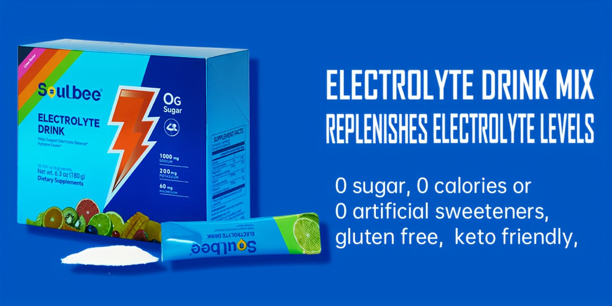 30-Pack Zero Sugar Electrolyte Sports Drink - Natural Fruit Flavors (Strawberry, Orange, Grape, Blueberry, Raspberry) - High-Efficiency Hydration with Potassium, Magnesium & Sodium - No Artificial Sweeteners, No Artificial Co