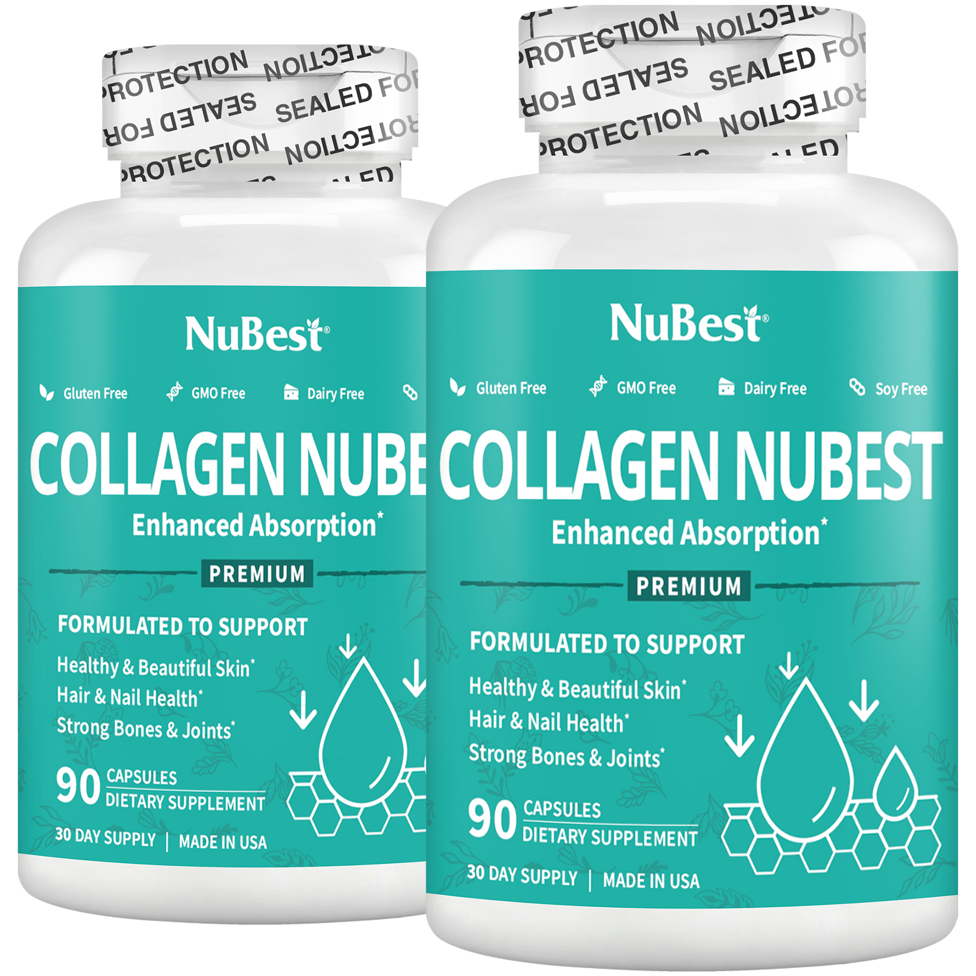 Collagen NuBest, Healthy Skin, Hair & Nails, 90 Capsules