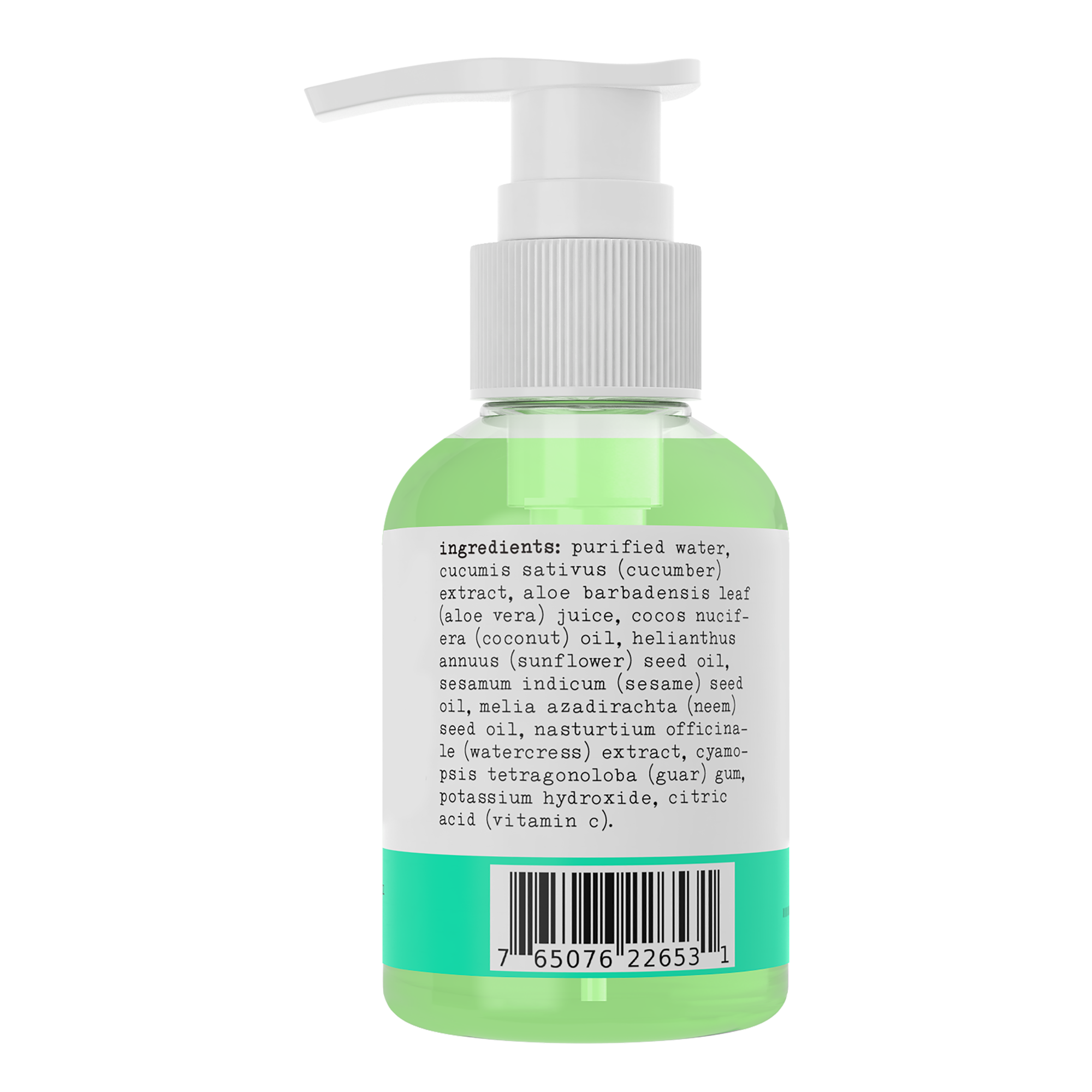 Sapo Cucumber Face Cleanser – Hydrating Gel Wash with Aloe, Coconut