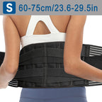Adjustable Unisex Lumbar Support Belt, Breathable Waist Wrap for Gym, Yoga, Fitness, Exercise, Squat, Weightlifting - Hand Washable Buckle Closure Lower Back Brace - Path to Self-Improvement