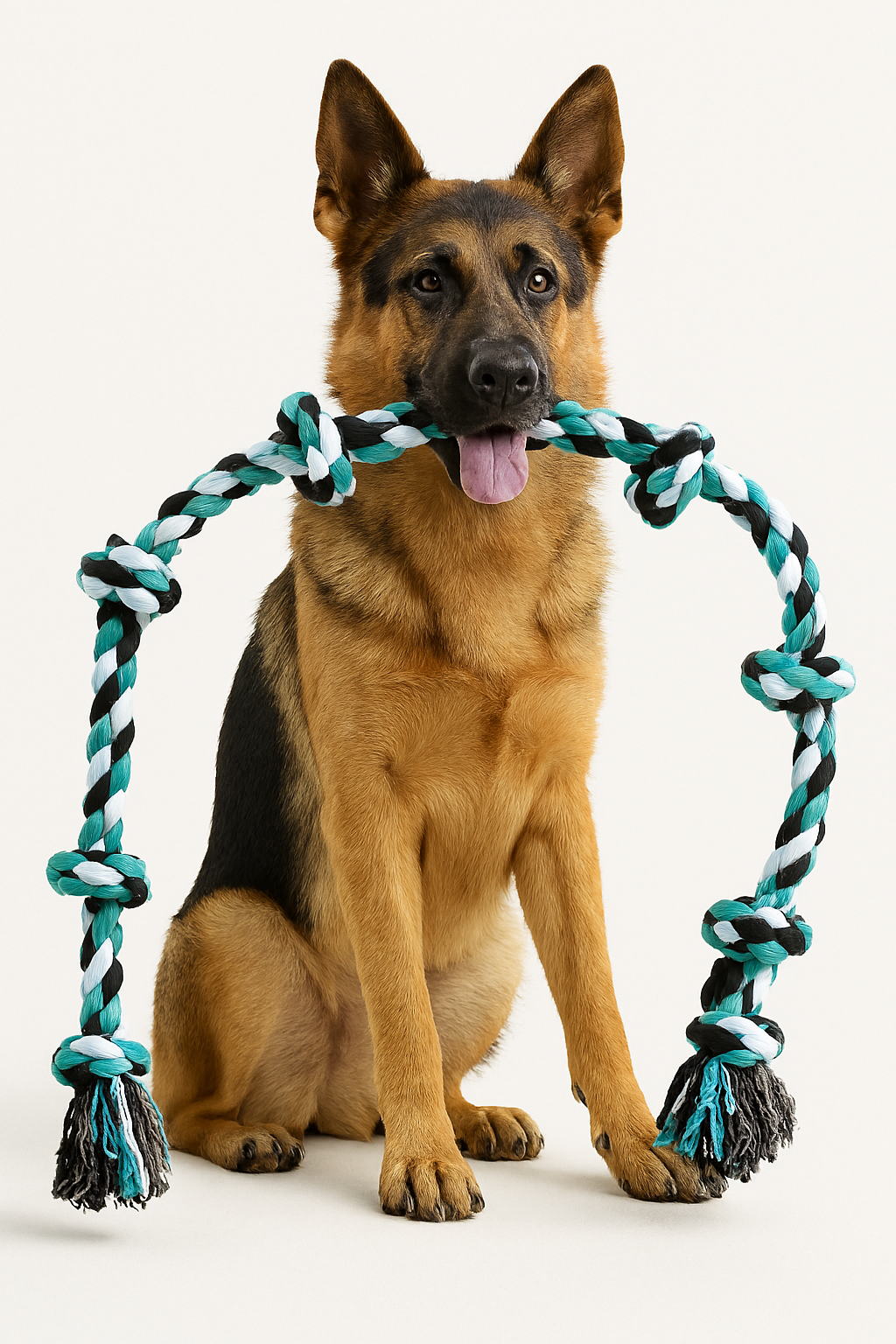 Durable Dog Rope Toy – Chew & Tug Fun for Active Pets