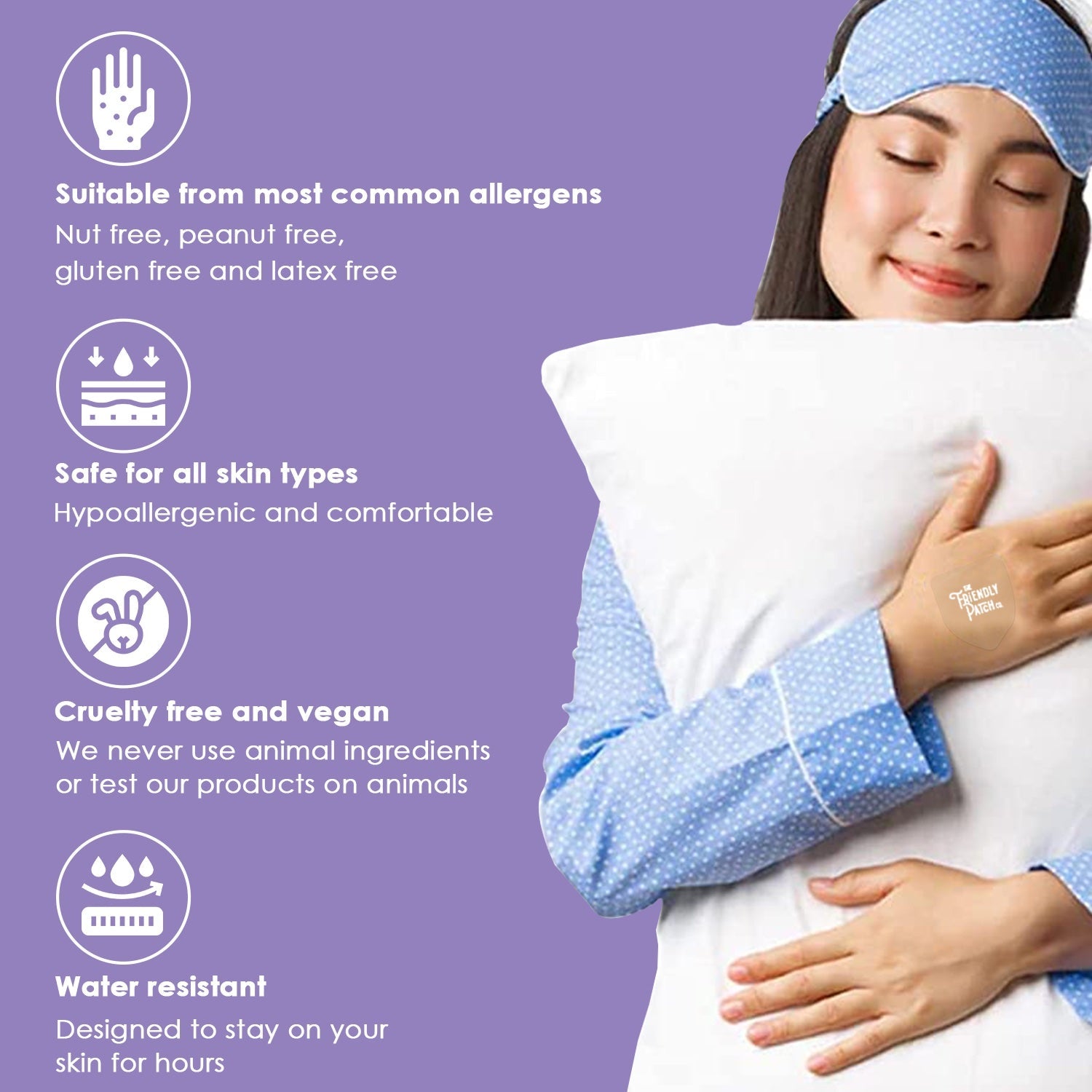 Melatonin Sleep Patch Wearable skin supplement travel patches - 8 patches