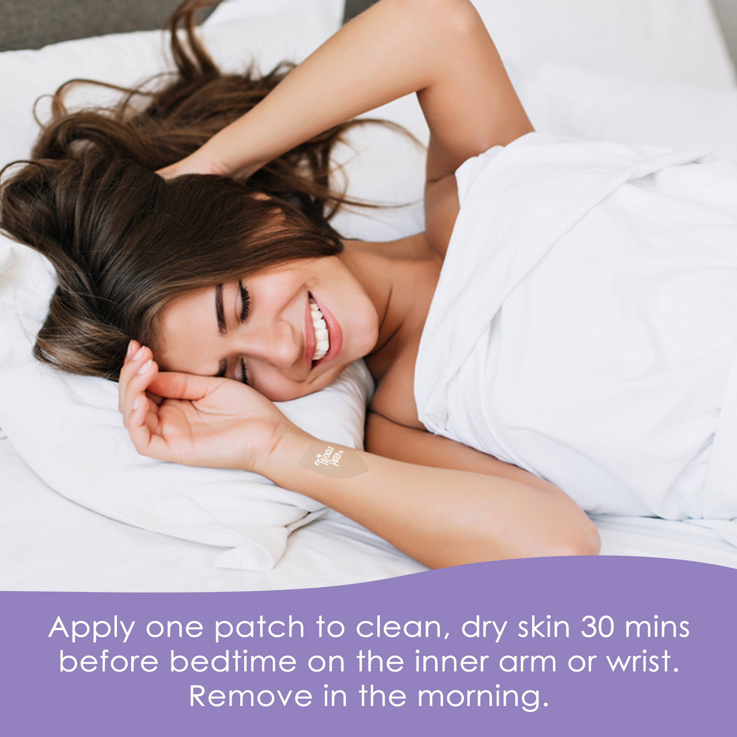 Melatonin Sleep Patch Wearable skin supplement travel patches - 8 patches