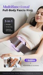 Multifunctional Full-Body Fascia Ring,Fascia Gun Massage Ring With Belt For Fat Burning&Shaping Weight Loss Body Shaping Instrum - Path to Self-Improvement