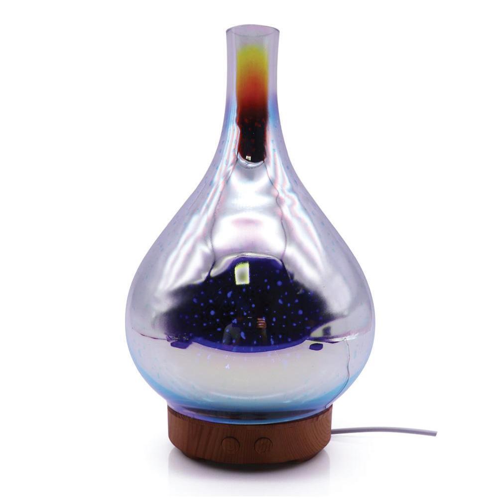 Essential Oil Aroma Diffuser - Mirror 3D Fireworks USB Aromatherapy